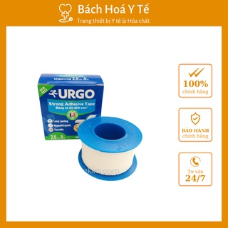 Băng dính Thái Lan Urgo, cố định băng gạc, phần nền bằng vải lụa, ít gây kích ứng, bảo vệ da an toàn