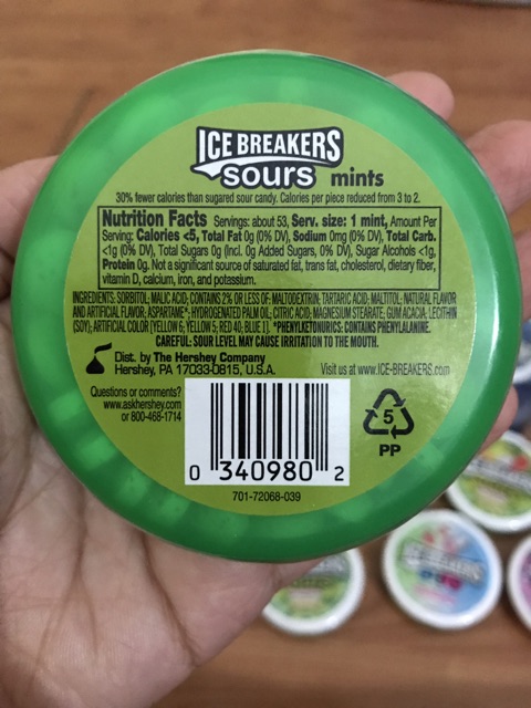 Kẹo ngậm Ice Breaker ( sugar free) vị dâu dành cho người ăn kiêng