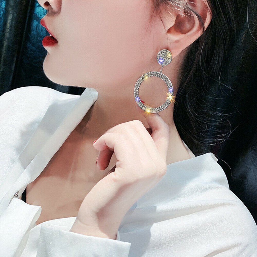 Khuyên Tai Mạ Vàng Hồng 925 Thời Trang