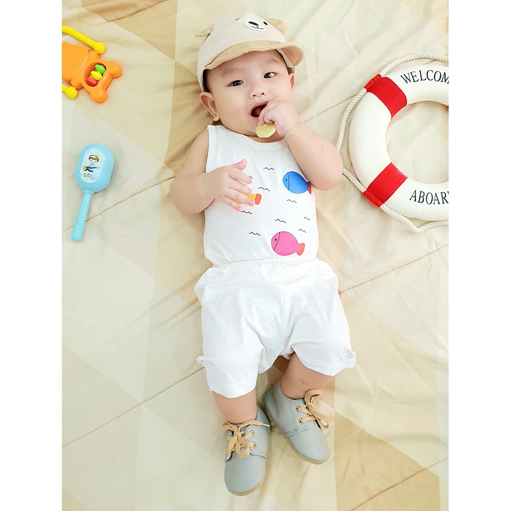 Set Ba Lỗ Cho Bé Toli Cotton Dẻo, Mềm Mịn Thoáng Mát, Co Giãn 4 Chiều