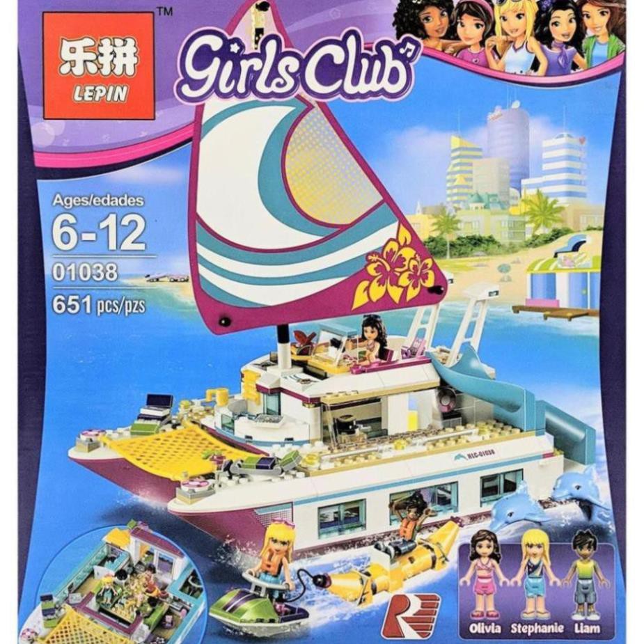 [Khai trương giảm giá] Bộ Lego Girls Club 651 Miếng - Chuyến du lịch trên du thuyền