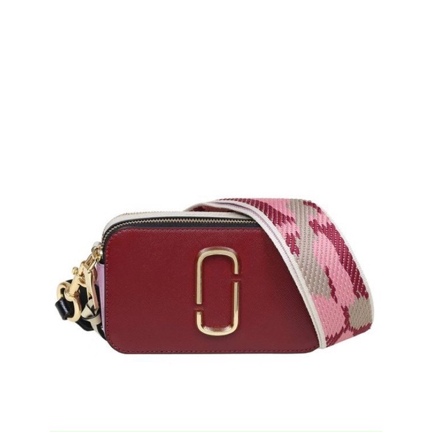 Túi xách nữ đẹp da thật Marc, 2 ngăn, dây đeo bản to trẻ trung