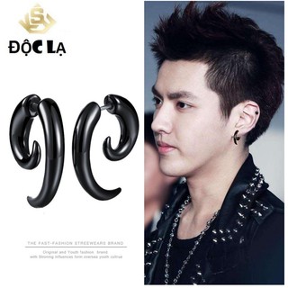 Khuyên Tai Nam Sừng Trâu  BULK HORNS  Phong Cách Hàn KTBULKHORNS02