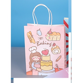 Túi giấy Kraft đựng quà tặng sinh nhật