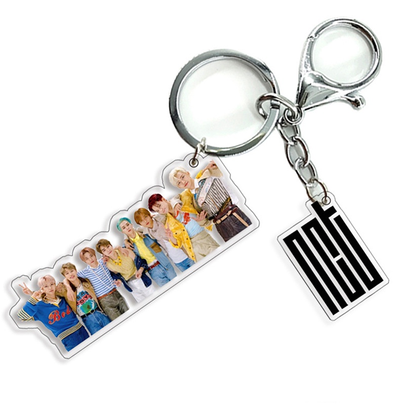 Móc Khóa Họa Tiết Nhóm Nhạc ASTRO GOT7 IKON Izone NCT Seventeen Twice X1 EXO