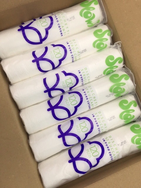 BÔNG TẨY TRANG SLOWI 120 miếng