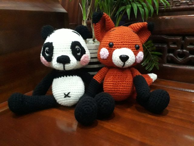 Thú bông handmade - gấu trúc panda