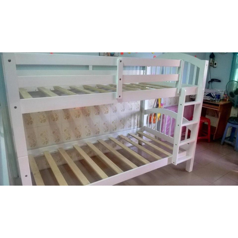[XẢ HÀNG] Giường 2 Tầng Uni Gỗ Tự Nhiên - TRắng | BigBuy360 - bigbuy360.vn