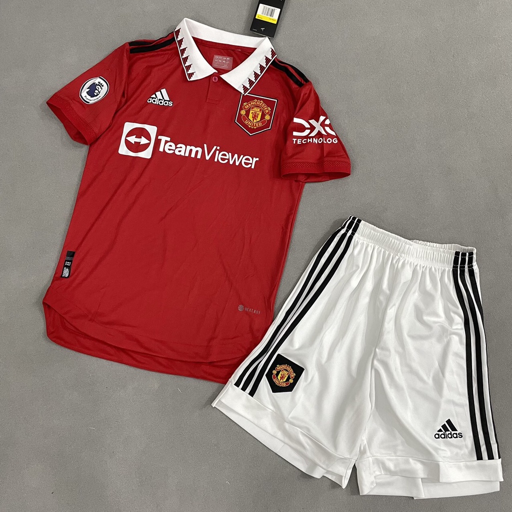 Bộ quần áo MU đỏ sân nhà 2023 hàng Fex thái cao cấp FLG