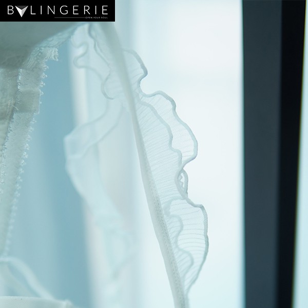 Bộ Đồ Lót Ren Nữ Siêu Gợi Cảm, Áo Lót Nữ Lingerie Sexy Nâng Ngực Màu Trắng | BY LINGERIE | B205 | BigBuy360 - bigbuy360.vn