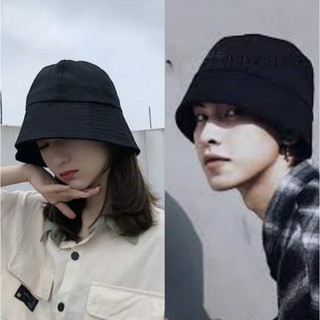 Nón Bucket trơn đen nam nữ Ulzzang năng động