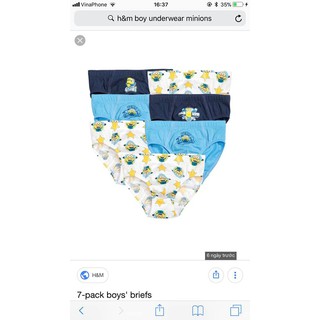 Set 7 quần sip nam H&M