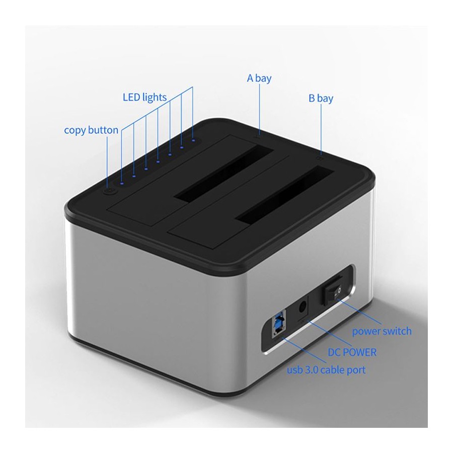 DOCK ĐỌC Ổ CỨNG BLUEENDLESS HD07A USB 3.0