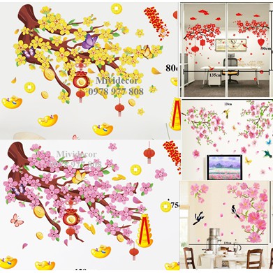 [Sỉ/lẻ] Decal TẾT 2021 Link  này chỉ dán tường