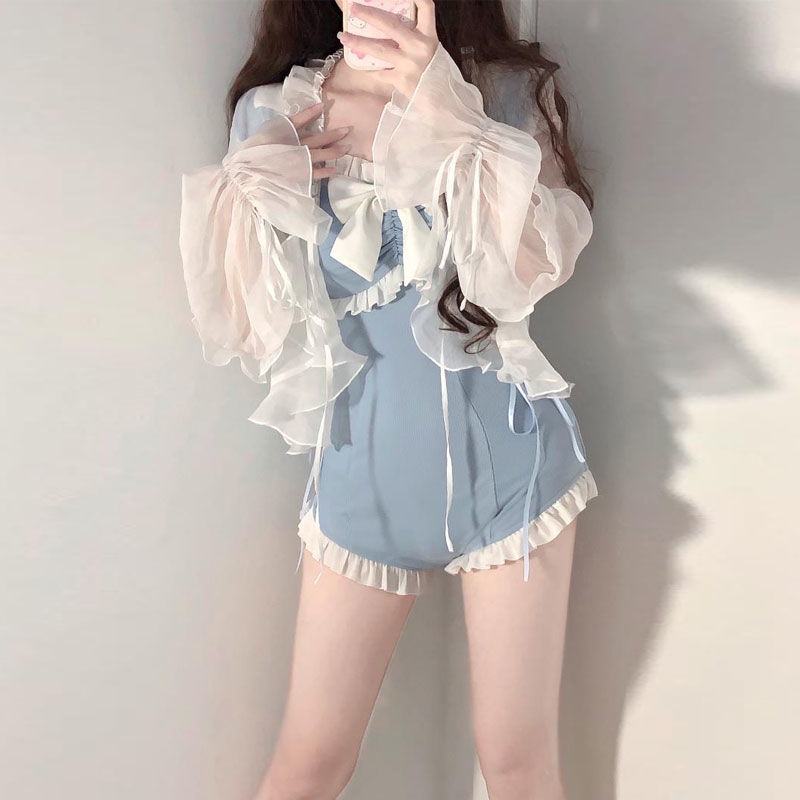 Bán Chạy!F &amp; X Bộ Đồ Bơi Một Mảnh Kiểu Dáng Dễ Thương Phong Cách Nhật Bản Cho Nữ Sinh 2022