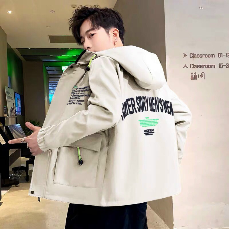 (Siêu Phẩm 2020)Áo khoác kaki túi hộp FASHION chữ in dày dặn | BigBuy360 - bigbuy360.vn