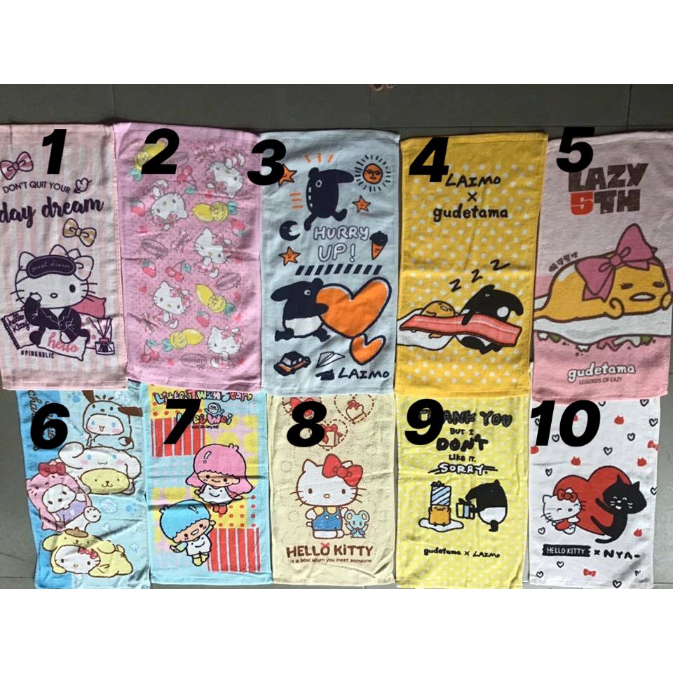 Khăn mặt CARTOON 100% cotton (Hình thật - chất lượng thật)