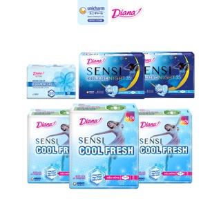 Combo băng vệ sinh Diana Sensi Cool Fresh chăm sóc toàn diện