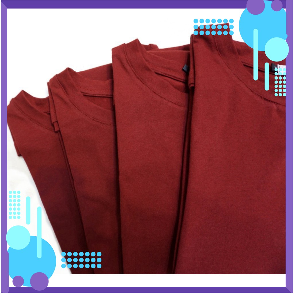 Áo Thun Đỏ Đô Nam và Nữ Đầy Đủ Mọi Size đến 3XL - Áo thun giá rẻ AT01