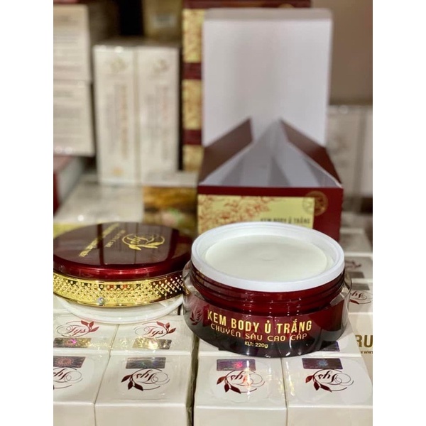 Kem Body Ủ Cốt Bạch TYS trắng cấp tốc cho da đen lỳ, chai sạm