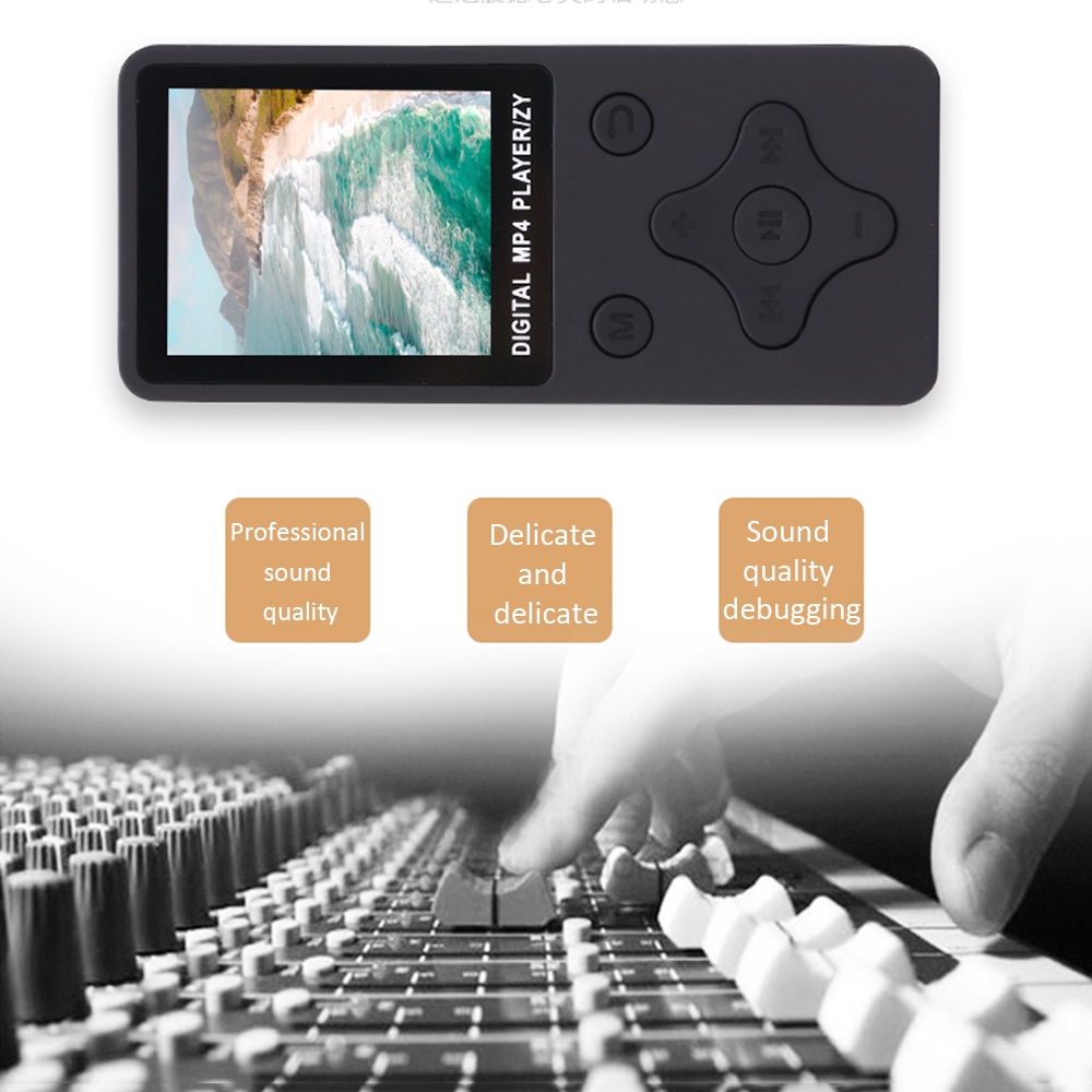Máy Nghe Nhạc Mp3 Bluetooth Mini Hỗ Trợ Thẻ Nhớ 32gb
