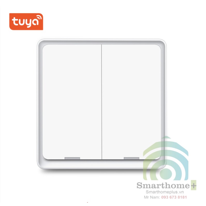 Công Tắc Cơ Zigbee Thông Minh Hình Vuông Tuya ZigbeeEU