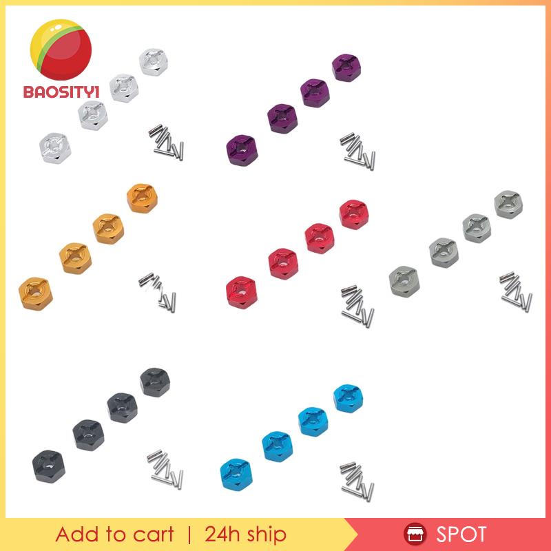 Set 4 Ốc Lục Giác Chuyên Dụng Cho Xe Hơi Điều Khiển Từ Xa Wltoys 1/14 14400 124019