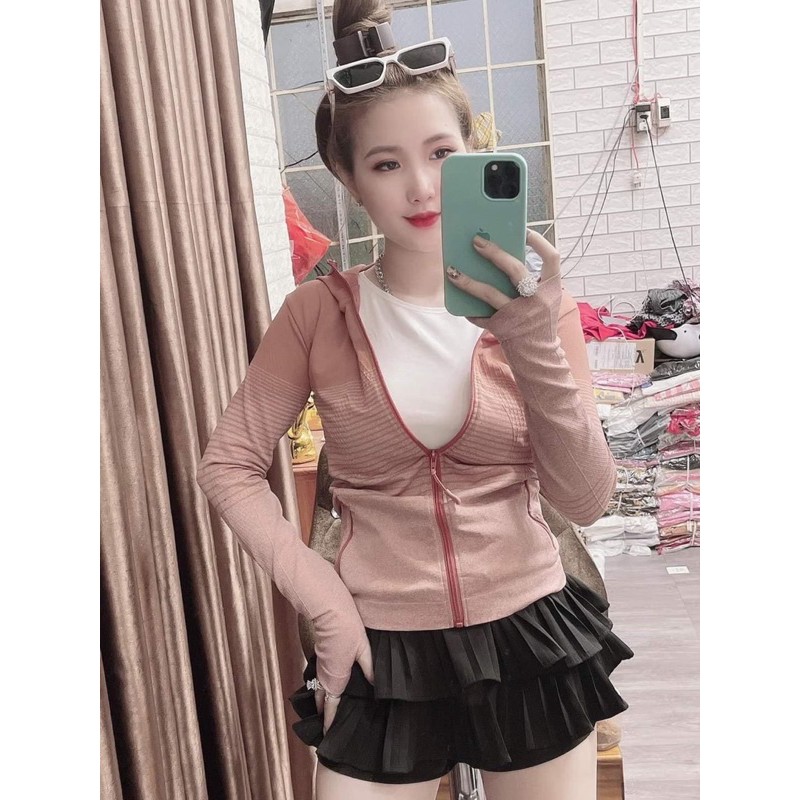 Áo khoát chống nắng - hàng loại 1 - fom ôm đẹp- áo tập thể thao_A77