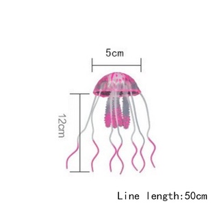 1 Con Sứa Silicone Phát Quang Trang Trí Bể Cá