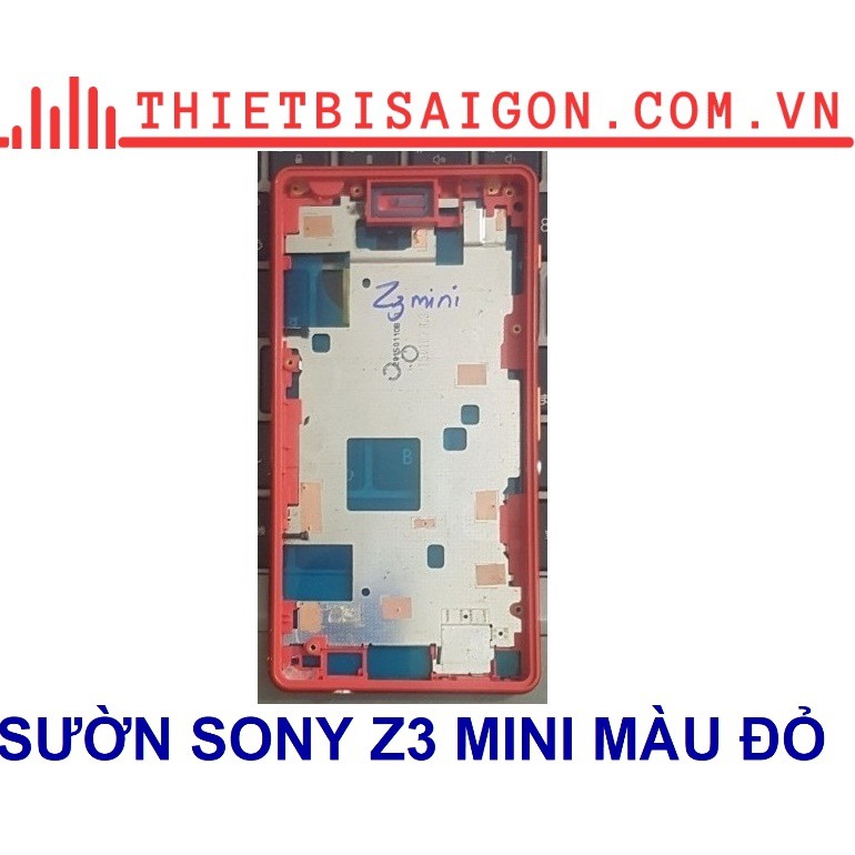 SƯỜN SONY Z3 MINI MÀU ĐỎ