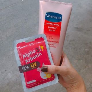Combo bộ đôi viên kích trắng ALPHA_ARBUTIN & kem dưỡng vaseline thái lan