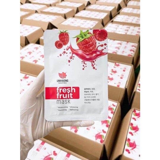 Mặt nạ hoa quả Fresh Fruit Mask Linh Hương dưỡng ẩm, sáng da, bổ sung Vitamin và khoáng chất cho da