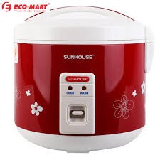 [Mã 253ELSALE hoàn 7% đơn 300K] [Free Ship] [Chính Hãng] Nồi Cơm Điện Sunhouse 1,8l SHD8601