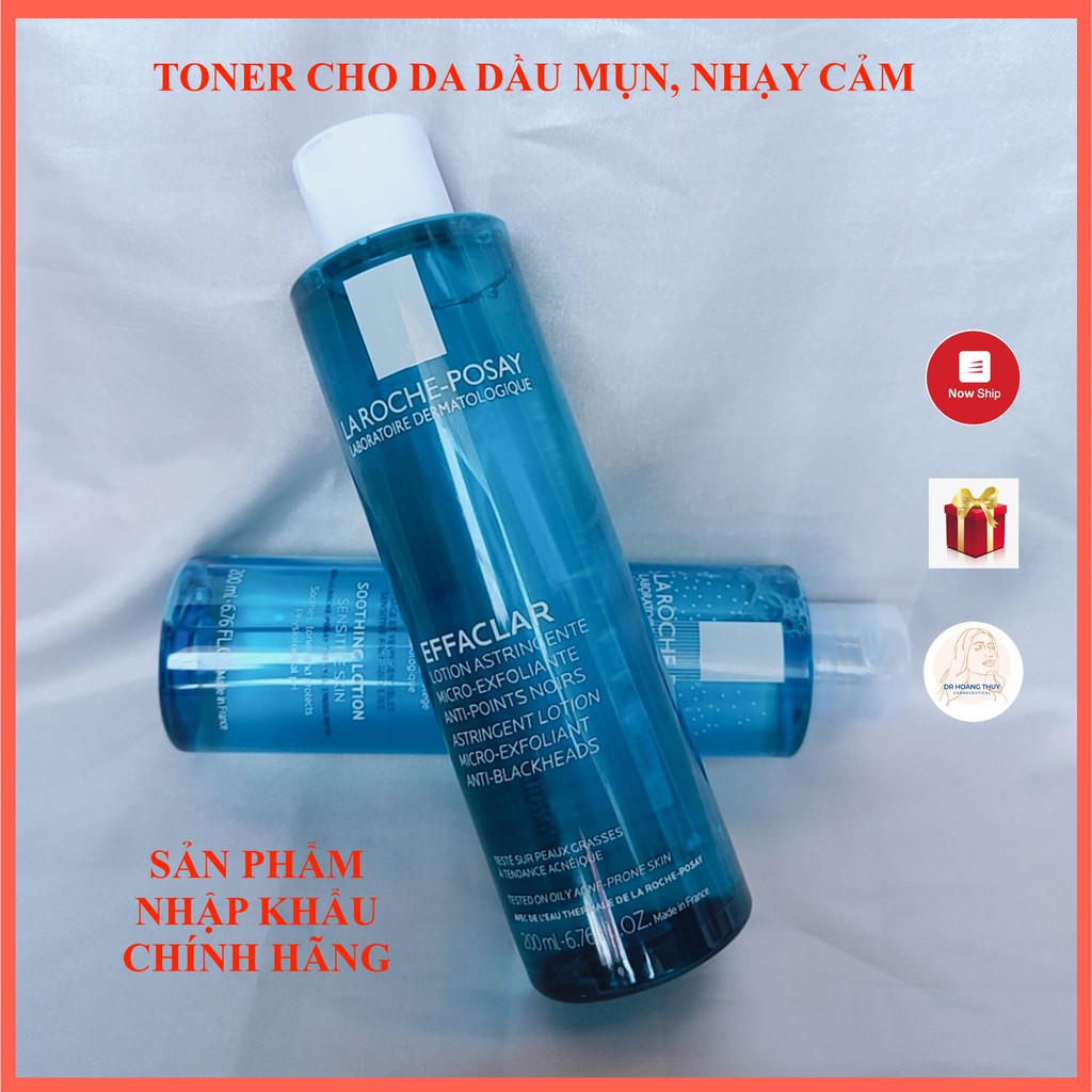 Nước hoa hồng cho da dầu mụn Laroche Posay Effaclar (200ml)