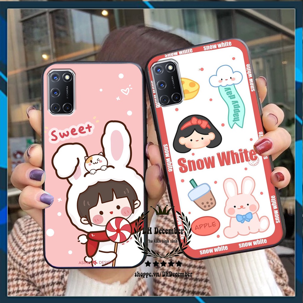 Ốp lưng Oppo A52 / A92 in hình 3D lucky, gấu Beer xinh xắn - KHÔNG NÊN BỎ LỠ