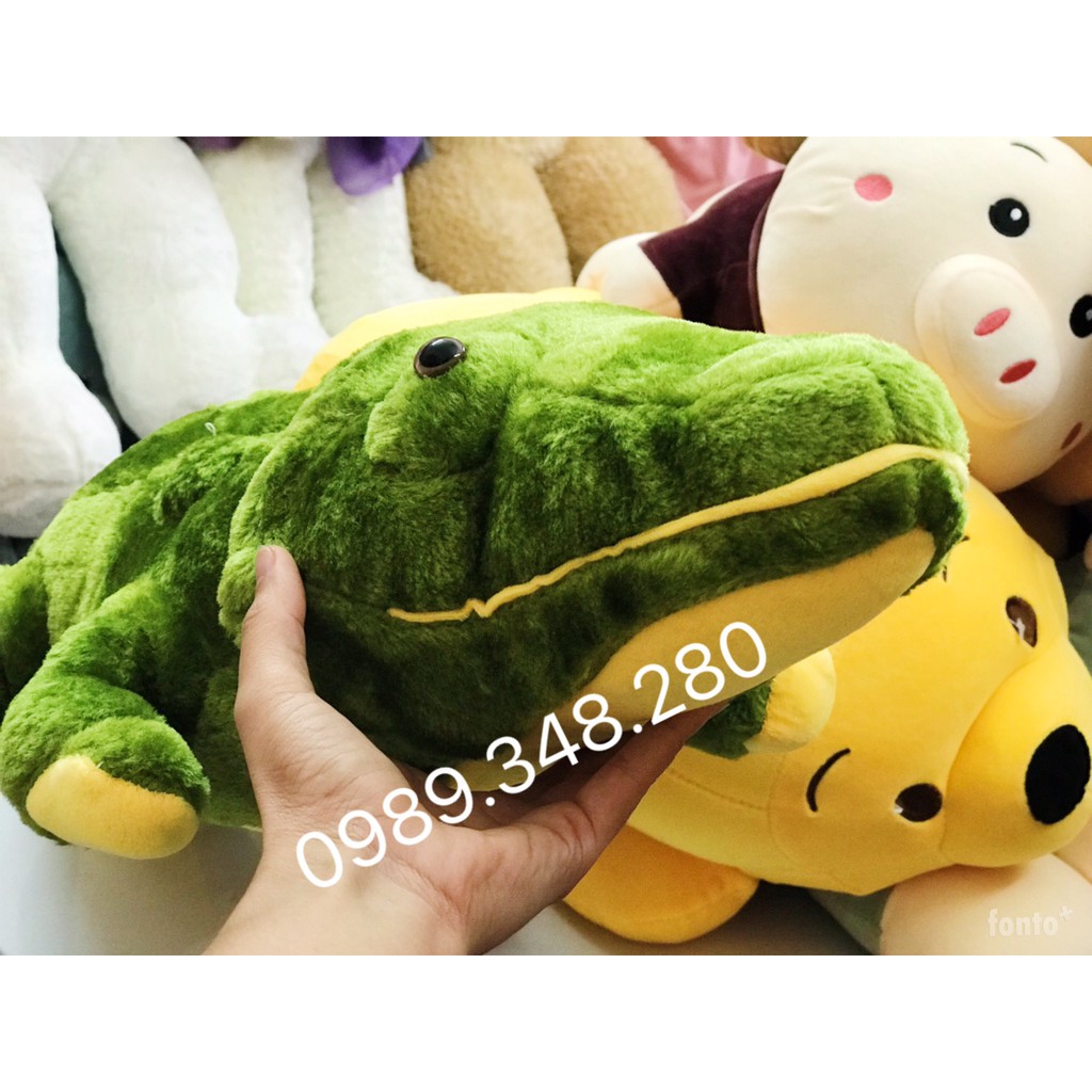 Gấu bông cá sấu gai cho bé ôm đi ngủ size 1m