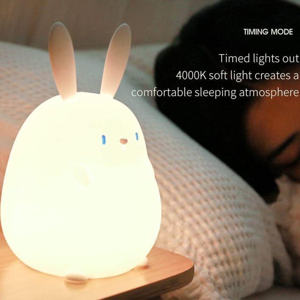 Đèn Ngủ Silicone Nhấn Eo Trang Trí Phòng