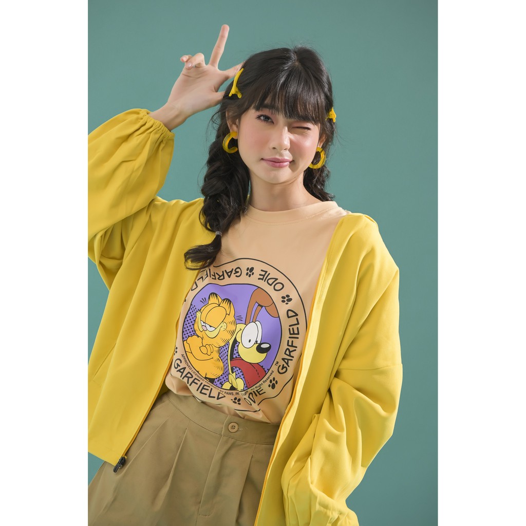 [ Miều ] Áo thun in hình Garfield Odie