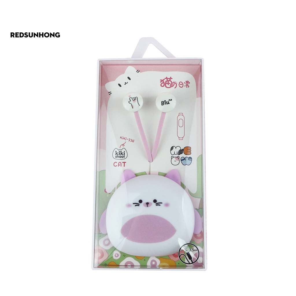 Tai Nghe Nhét Tai RSH.z Có Dây 3.5mm Chống Ồn Phong Cách Thể Thao Cho Nữ