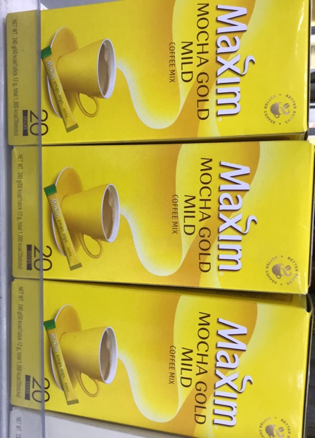 Cà Phê Hòa Tan Maxim Mocha Gold  Hộp 12 X 20G | BigBuy360 - bigbuy360.vn