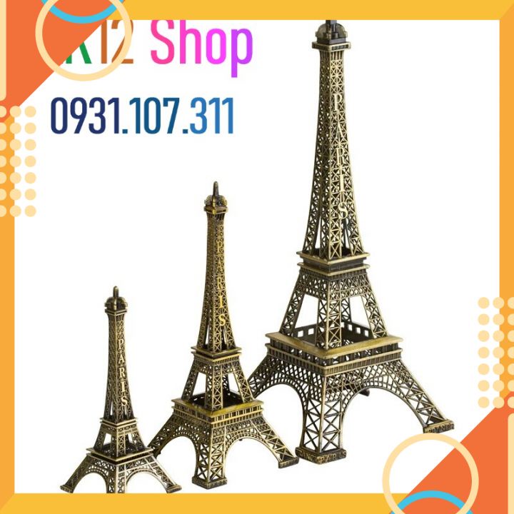 Tháp Eiffel mô hình dùng trang trí để bàn. Bộ sưu tập đồ chơi độc đáo. Đồ chơi thủ công mỹ nghệ. Quà tặng ý nghĩa.