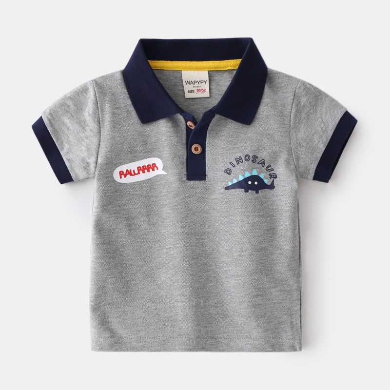 Áo cộc tay trẻ em - Áo Polo bé trai hãng WELLKIDS - WAPYPY shop kunkid