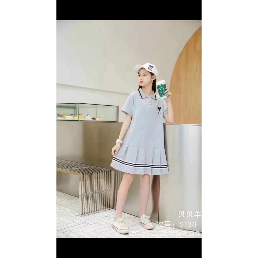 Đầm thun cổ trụ bé gái, Đầm bé gái đi chơi, đi tiệc sang chảnh 013584