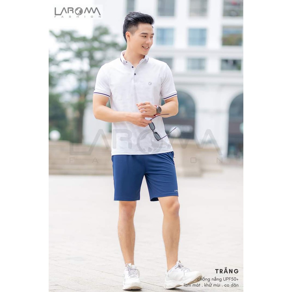 Bộ thể thao nam Laroma cổ trụ 1