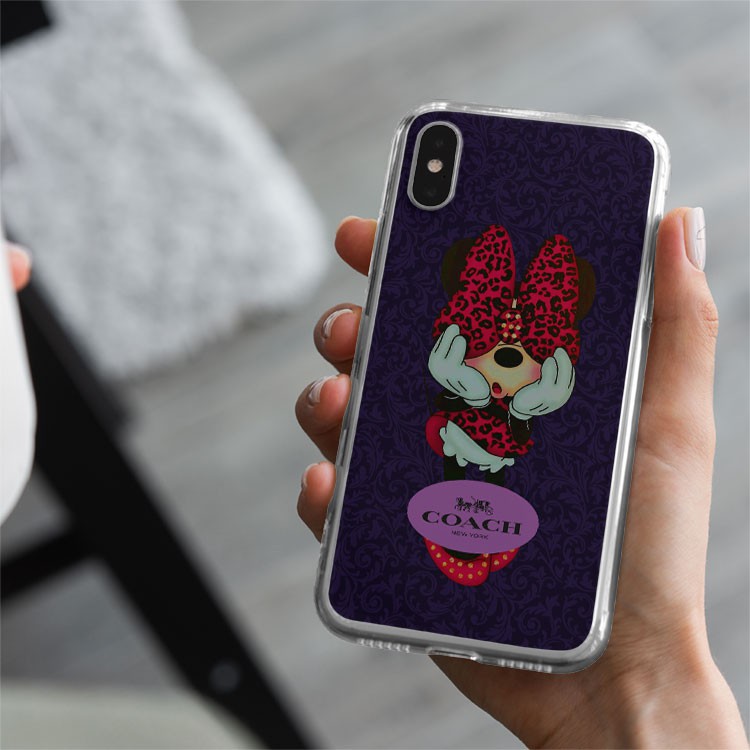 Ốp Lưng COACH NEW YORK Chuột Mickey dể thương cho Iphone 5 6 7 8 Plus 11 12 Pro Max X Xr 31