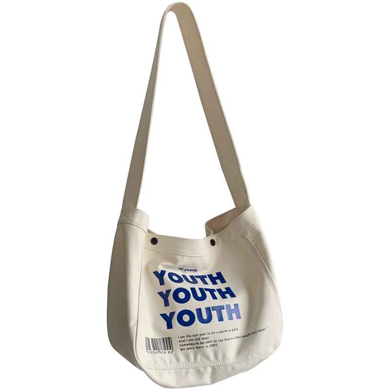 Túi Xách Canvas Sức Chứa Lớn Thời Trang Cho Nam Nữ