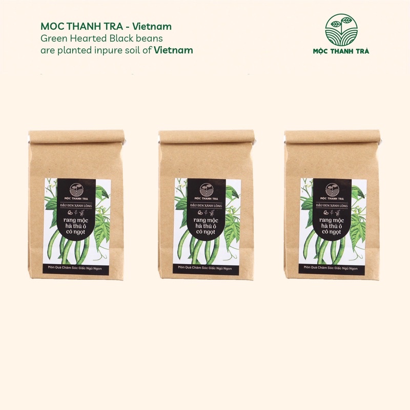 COMBO TIẾT KIỆM 3 Túi 100G Trà đậu đen xanh lòng - cỏ ngọt - hà thủ ô Mộc Thanh Trà chia sẳn túi lọc 50G