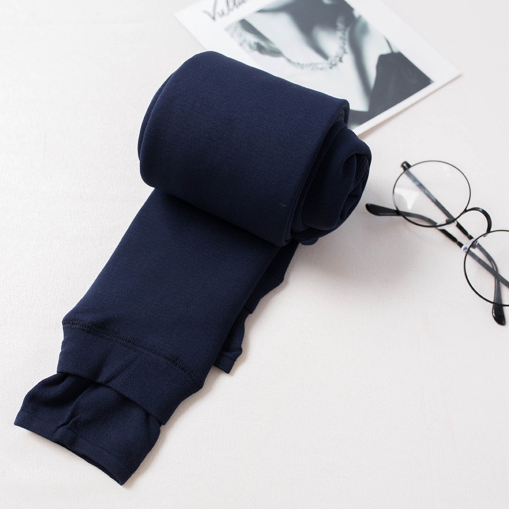 {Soltweter} Quần Legging Lót Lông Cừu Màu Trơn Cỡ Lớn Thời Trang Thu Đông Dành Cho Nữ