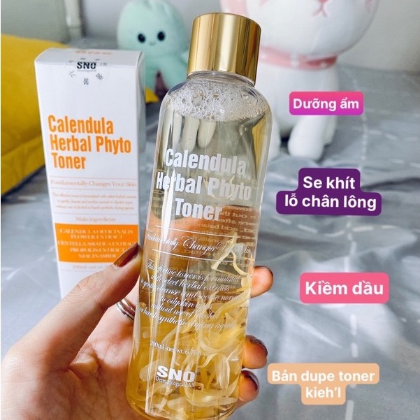 Nước hoa cúc SNO Calendula Herbal Phyto Toner 200ml | BigBuy360 - bigbuy360.vn