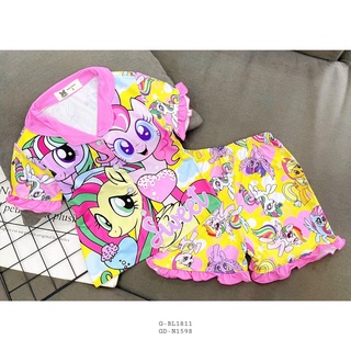 Bộ lửng Pijama cho bé gái